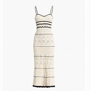 Commense Paros Crotchet Eyelet Midi Dress